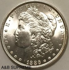 1886 Morgan Dollar From Obw