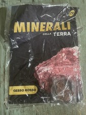 MINERALI DELLA TERRA GESSO ROSSO DE AGOSTINI USCITA NUMERO 29 SIGILLATA NUOVO