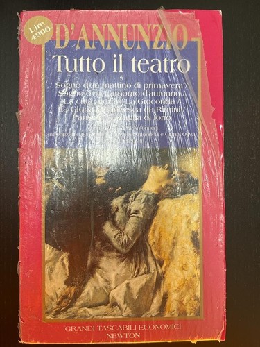Tutto teatro annunzio - teatro, d'annunzio