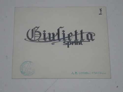Alfa romeo giulietta sprint - romeo,