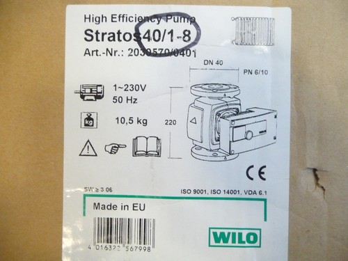 Wilo stratos 8 - /,