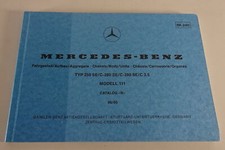 Catalogo fotografico Mercedes