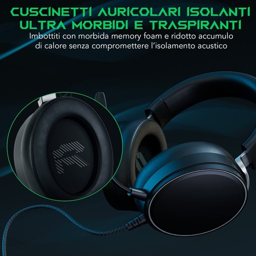 Cuffie gaming black - cuffie, gaming black
