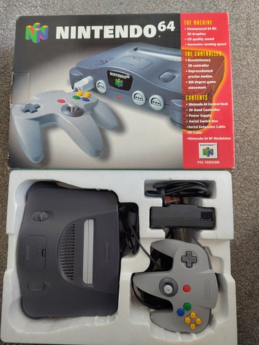 Console n64 boxata - console,