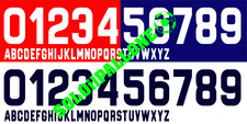 Kit nome numero videoflex - nome,
