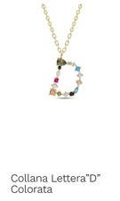 collana con lettera iniziale 