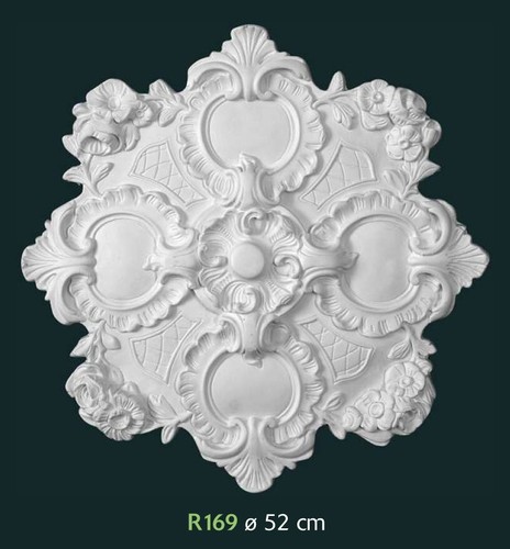 Rosone gesso bianco - in, per