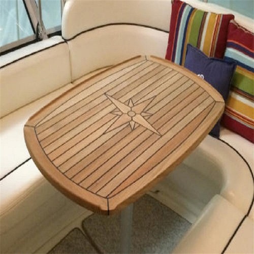 Tavolo teak forma di - tavolo, in