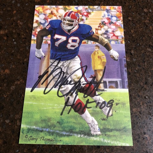 Bruce smith autografo buffalo - bruce,