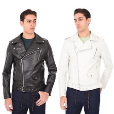 Mens Lightweight Faux Leather