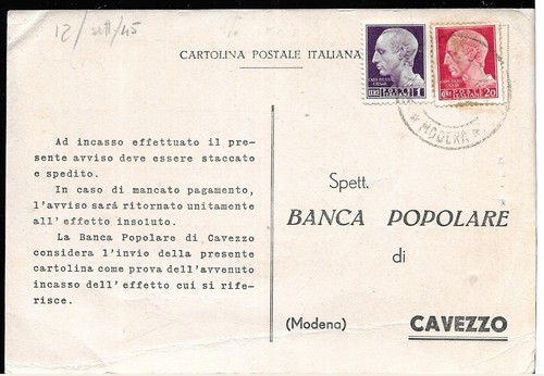 Modena cavezzo a banca - -,