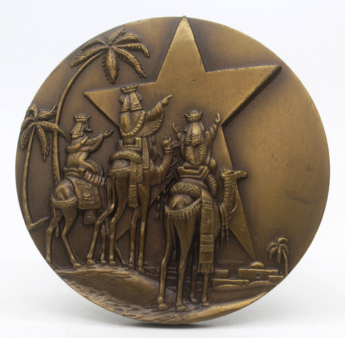Medaglia bronzo natività - medaglia,