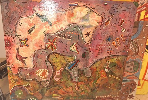 Dipinto arte astratta tecnica - dipinto,
