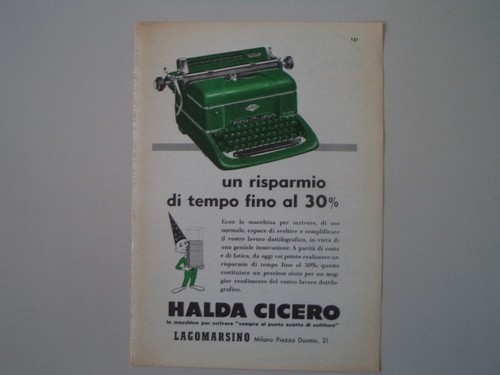 Advertising pubblicità 1957 - advertising,