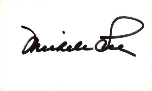 Carta firmata michele lee 3x5 - carta,