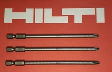 3 PUNTE ORIGINALI HILTI SMD 57 COLLATE PARTE AVVITATRICE. Royal Mail 1° classe