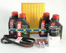 DUCATI MONSTER 620 IE KIT TAGLIANDO FILTRI + MOTUL 5100 10W50 CANDELE + CINGHIE 
