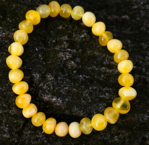 Bracciale perline ambra - perline,