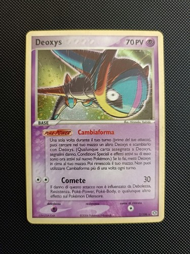 Pokemon carta deoxys - pokemon,