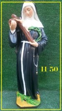 STATUA SANTA RITA DA CASCIA IN CEMENTO DA GIARDINO RELIQUIA  ARTE SACRA ANTICA