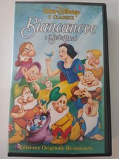 VHS Walt Disney BIANCANEVE E I SETTI NANI VS4484 1994 Testata, ottime condizioni