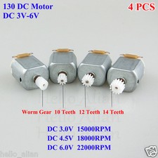 4PCS Mini 130 Motore DC 3V-6V