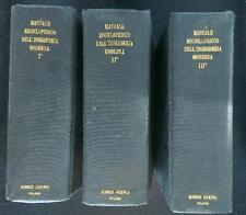 MANUALE ENCICLOPEDICO DELLA INGEGNERIA MODERNA 3 VV. AA.VV. HOEPLI 1922 