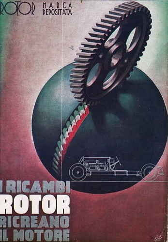Pubblicita 1935 ricambi - 1935,