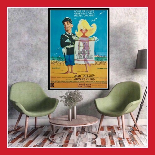 Toile coton affiche cinema - toile,