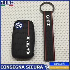 Portachiavi VW GOLF 4 5 6 POLO PASSAT TOURAN TIGUAN + Cover chiave gomma SET GTI