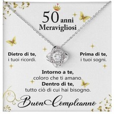 Collana Donna Regalo 50 Anni