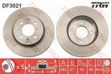 Set freni disco trw - disco,