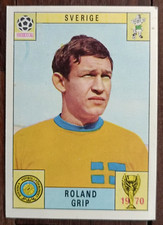 ROLAND GRIP  FIGURINA CALCIO EDIZIONE PANINI COLLEZIONE WORLD CUP MEXICO70