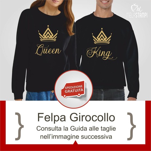 Felpe coppia king - coppia, queen