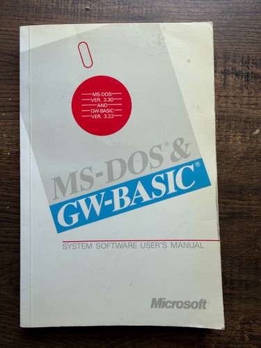 Dos gw basic software - ms-dos, gw-basic