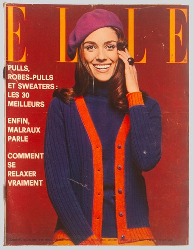 Elle french vintage magazine - french,