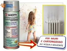 Macota COPRIMACCHIA → Vernice Spray  per MURI e CARTONGESSO - 400 ml