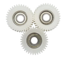 Set 3 PEZZI Ingranaggi Motore