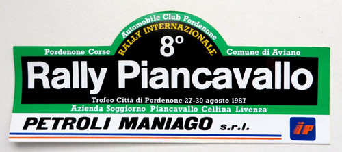Adesivo vintage rally - adesivo,