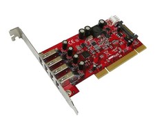 Gamma Pro - Scheda PCI 4 Porte USB 3.0 - Profilo Basso + Alto - Chipset NEC