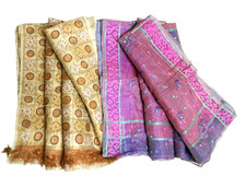 Sari da donna indiani stampati