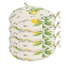 Set 4 Cuscini Sedia Rotondi