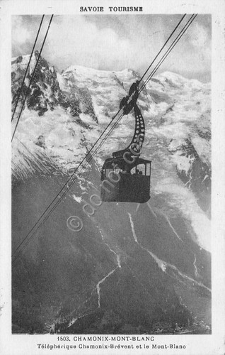 Cartolina chamonix mont blanc - cartolina,
