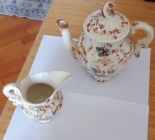 2 brocche caraffe antiche di porcellana per caffè latte e tè