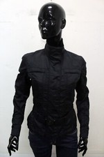 RefrigiWear Giubbotto Donna Taglia M / 42 Giubbino Nero Giacca Da Mezza Stagione