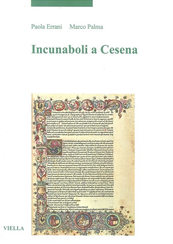 Incunaboli cesena - incunaboli, a