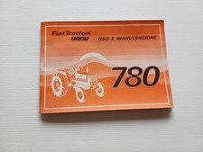 Fiat trattore 780 - 780 DT manuale uso manutenzione libretto originale