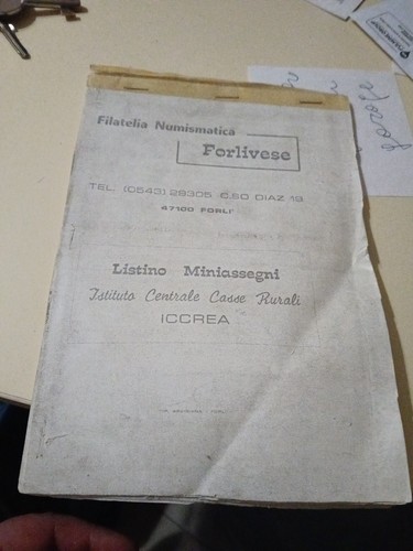 Catalogo listino mini - listino, assegni