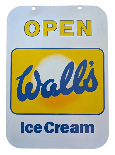 Vintage walls ice cream sign - cream,