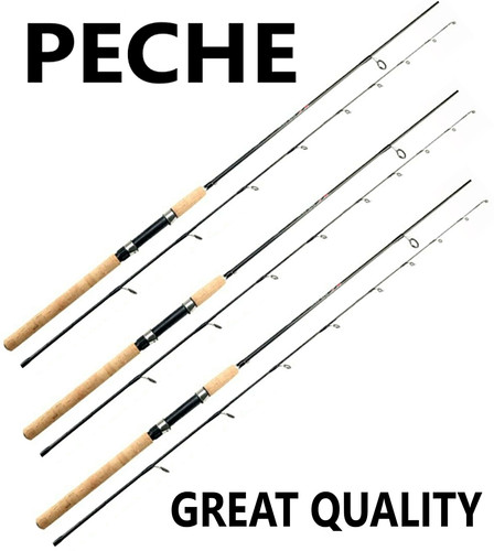 Canna pesca spinning fibra - canna,